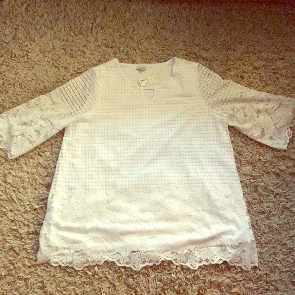 Lace Keyhole Tunic